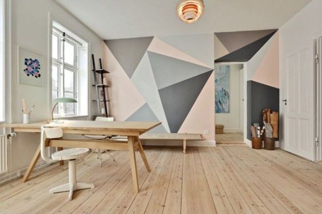 Stylish Geometric Wall Decor Ideas
