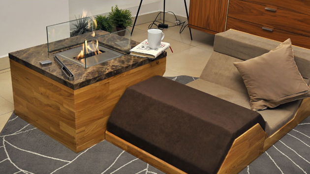 Coffee Tables and Fireplace in One from Flying Cavalries | Home .