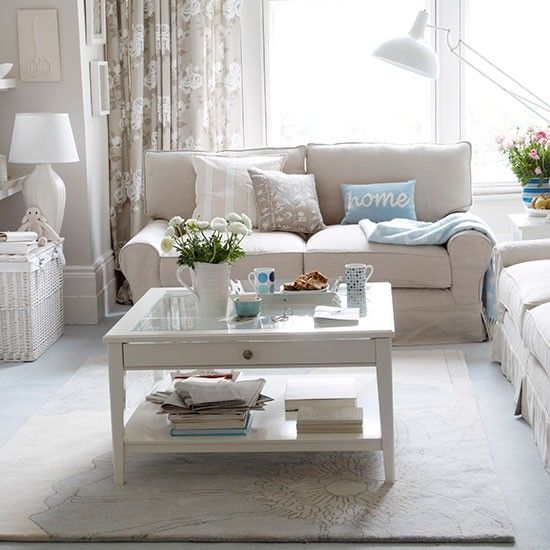 Neutral living room ideas for a cool, calm and collected scheme .