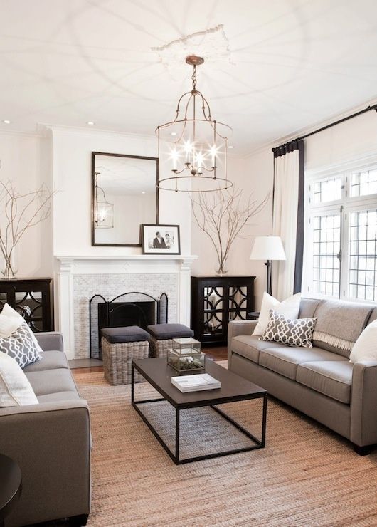 Huffington How-To: Design Tips (and Secrets | Neutral living room .