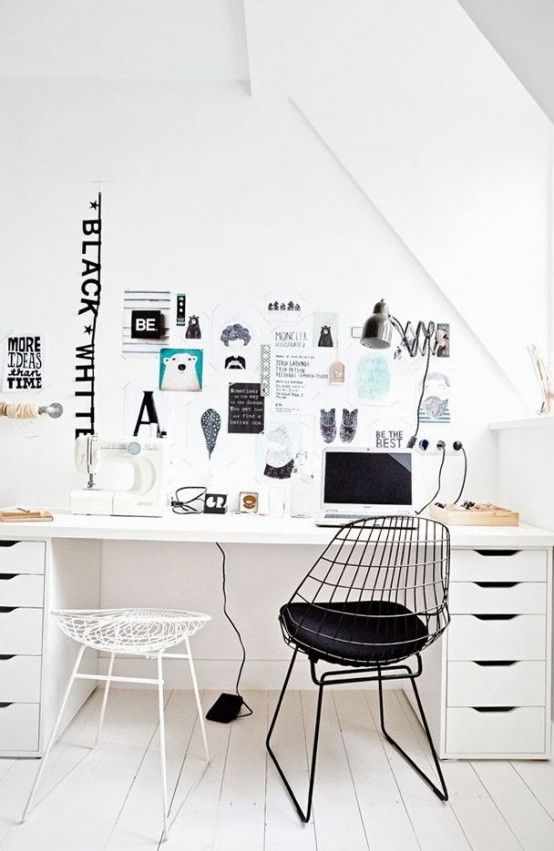 50 Stylish Scandinavian Home Office Designs | DigsDigs | Home .
