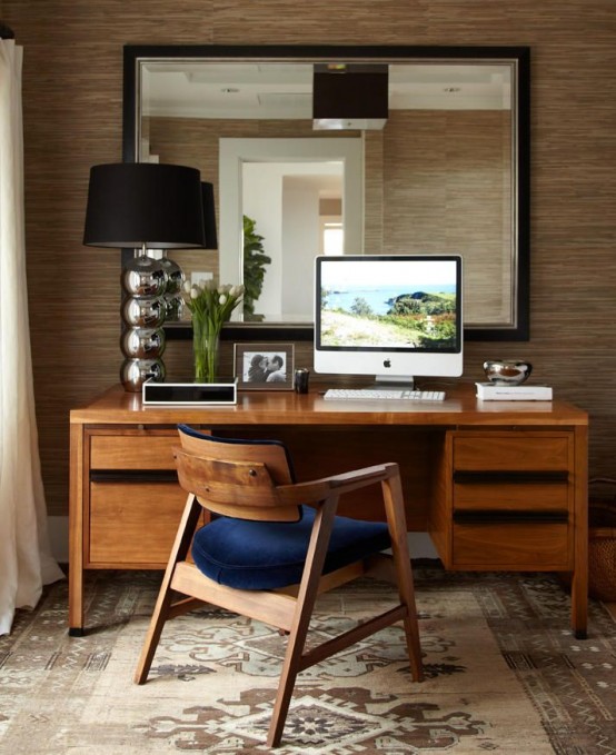 50 Stylish Scandinavian Home Office Designs - DigsDi