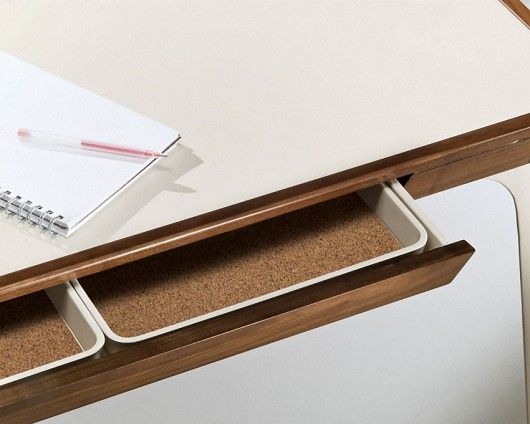 Trendy and Functional Wooden Working Desk, the Airia Desk | Home .