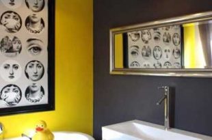 25 Modern Bathroom Ideas Adding Sunny Yellow Accents to Bathroom .