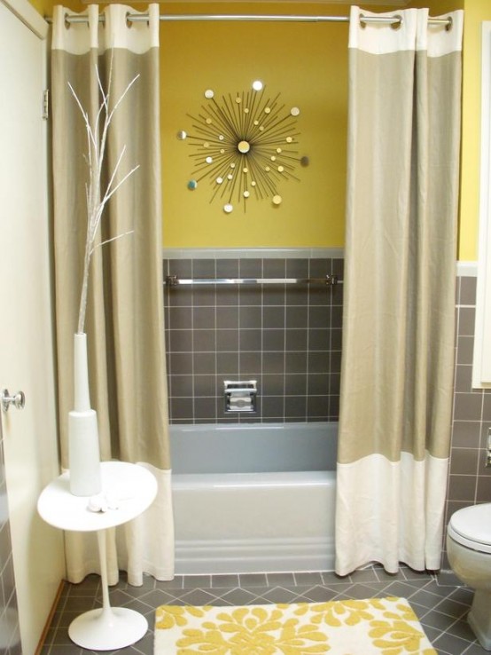 36 Bright And Sunny Yellow Ideas For Perfect Bathroom Decorati