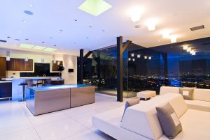 Striking Hollywood Hills Bachelor Pad With Living Room Car Park .