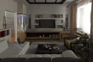 Nice Small Bachelor Pad Living Room Idea With L-shaped Sofa And .