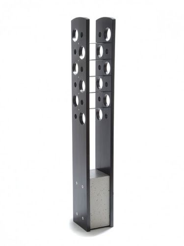 Super Modern and Sleek Wine Rack With Concrete Base and Stainless .