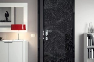 Super Modern Interior Doors With Cool Graphic and Colors .