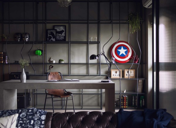 Marvel Heroes Themed Apartments With Industrial Touch | HomeMydesi