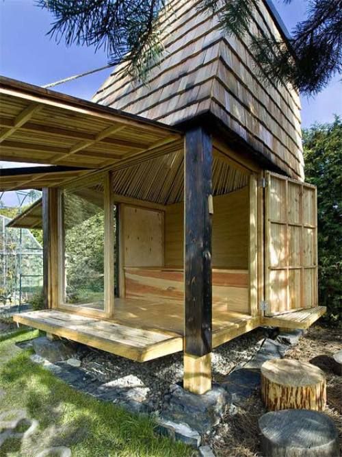 Tea House In A Peaceful Garden | DigsDigs | Japanese tea house .