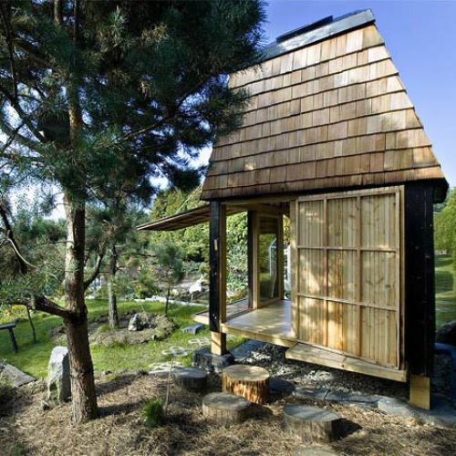 ARCHITECTURE AND INTERIOR DESIGN**: Small Hat Tea House by A1 .