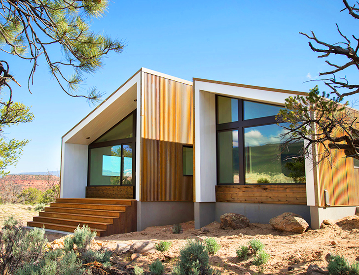 Corten-clad desert home overlooks some of the world's most .