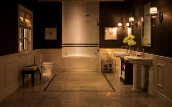 40 Enchanting Traditional Black and White Bathrooms Ideas .