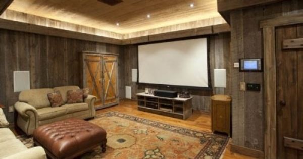 Traditional Style Ranch Retreat With Stunning Views | Home theater .