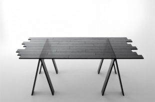 Transparent Wood Table Perfect For Modern Dining Areas - DigsDi