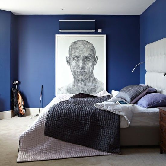 Trend Shake 40 Indigo Home Décor Ideas in 2020 | Modern bedroom .