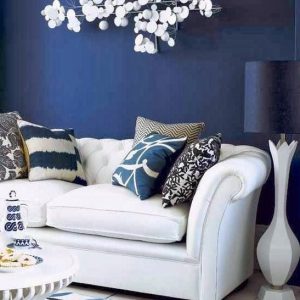 Trend Shake: 40 Indigo Home Décor Ideas | Blue living room, Blue .