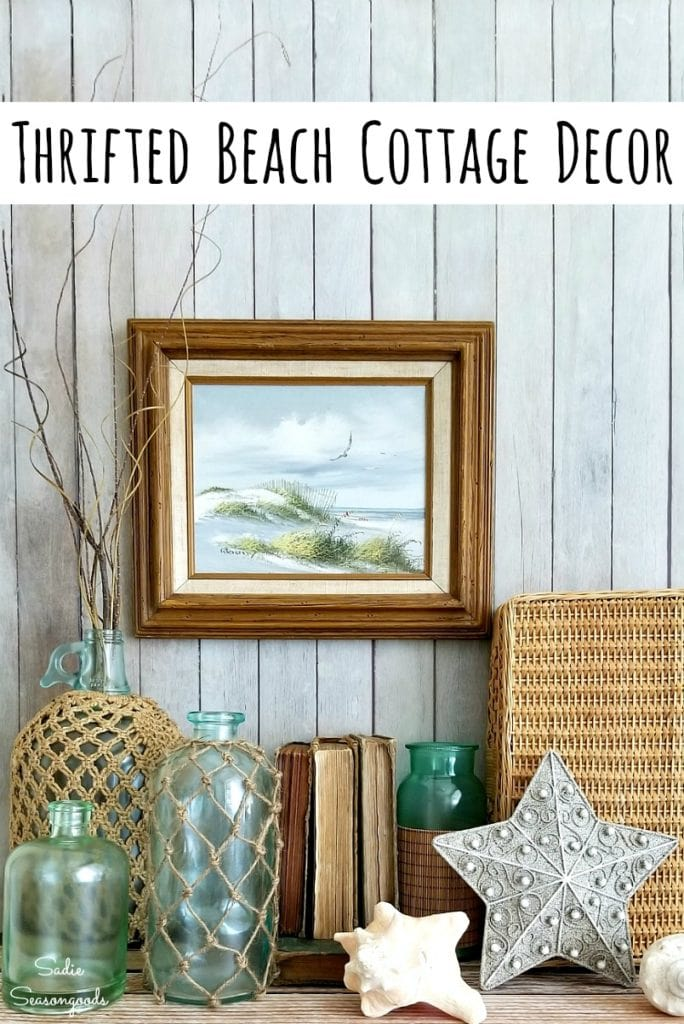 Finding Decor for a Beach Cottage or Coastal Cottage at the Thrift .