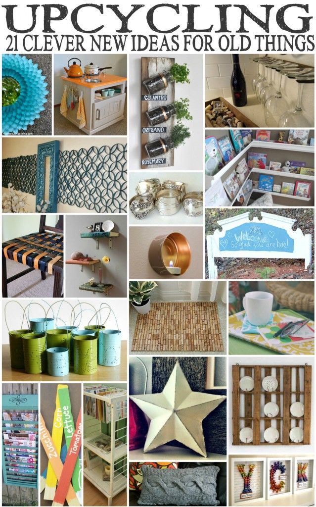21 Clever New Ideas for Old Things 2 | Repurposed furniture diy .