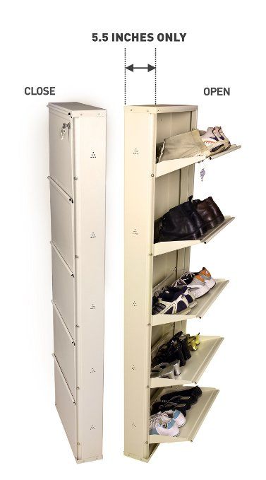 Shoe rack 5 shelf-hanging metal stand shoes organizer for home .