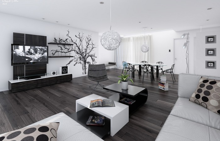 White Modern Living Room Interior Design Ideas Dma Homes Luxury .