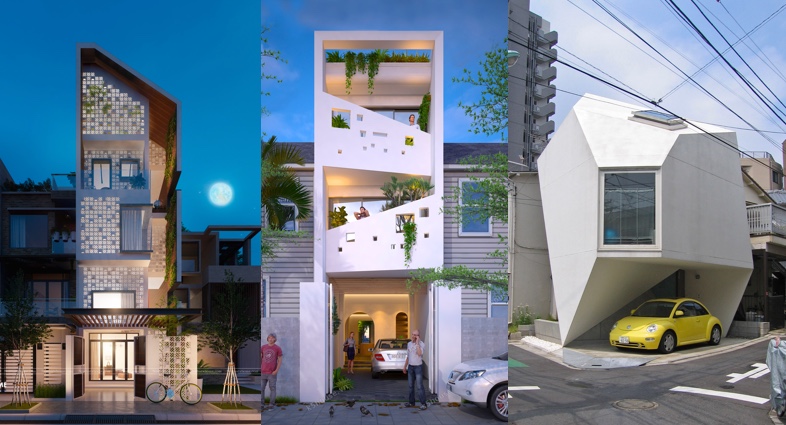 50 Narrow Lot Houses That Transform A Skinny Exterior Into .