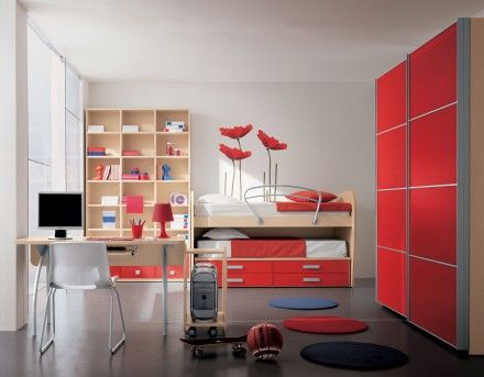 Bright interior theme for kid's room | Modern kids bedroom, Modern .