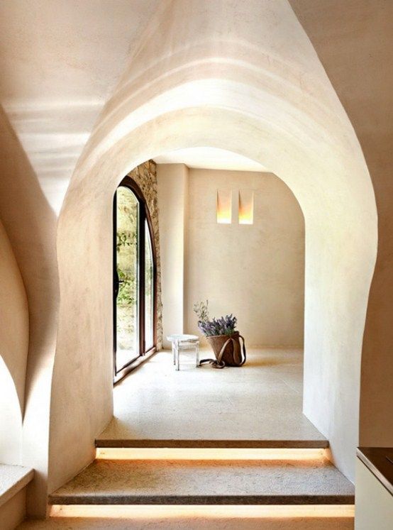 Cool Cave House With Harmonious And Airy Interiors | Rammed earth .