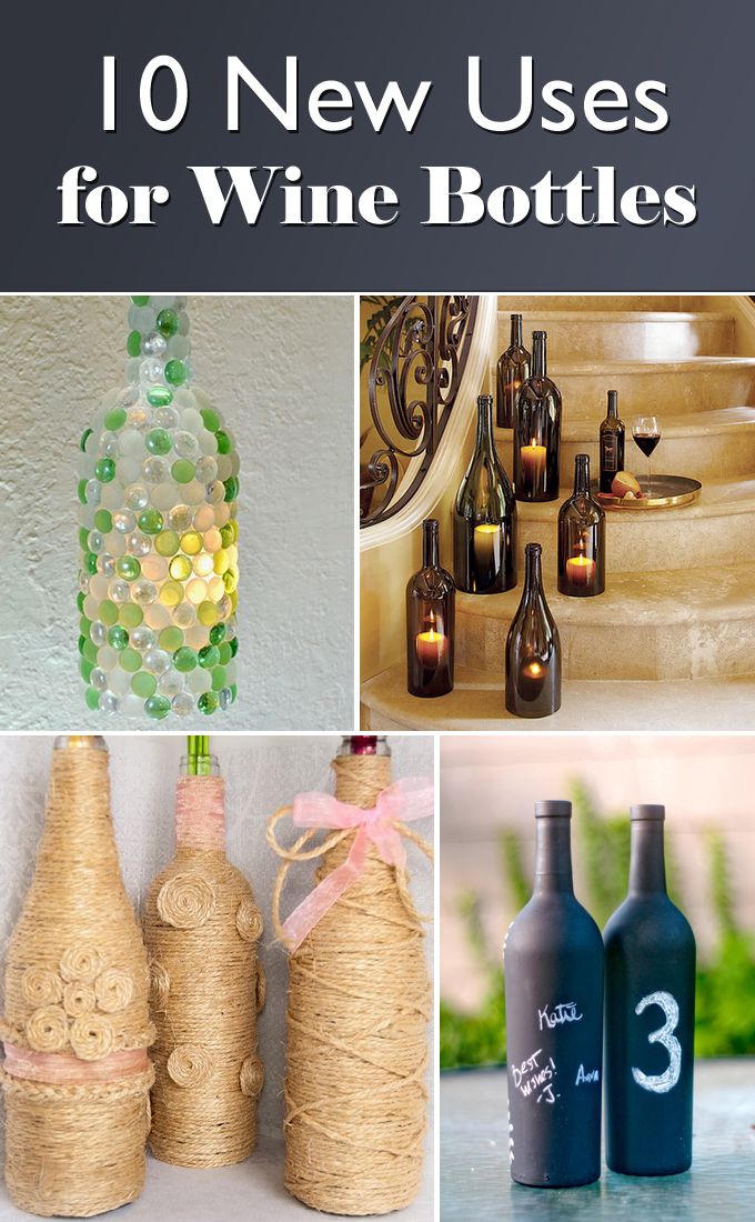10 Creative Ideas for Interior Decorating with Wine Bottl