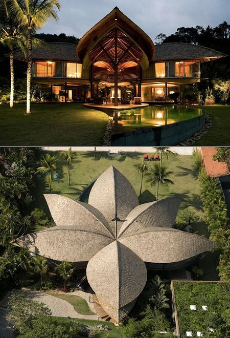 Amazing "Leaf House" in Brazil Looks Like a Tropical Paradise .