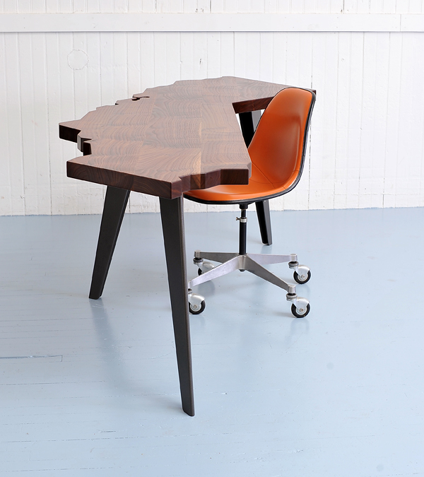 The California collection of desks and tables by J. Rusten .