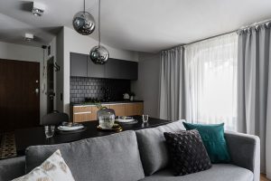 Smart layout and stylish design of a small apartment in Poland (36 .