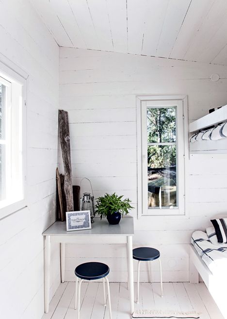 Very Simple Finnish Summerhouse In Black And White | Sommerhus .