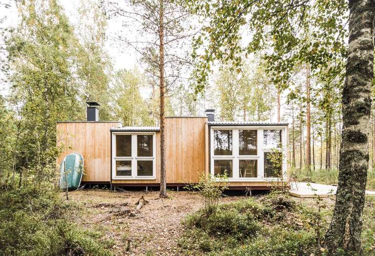 Thoughtful Tiny House in the Woods Cost Under $14K to Bui