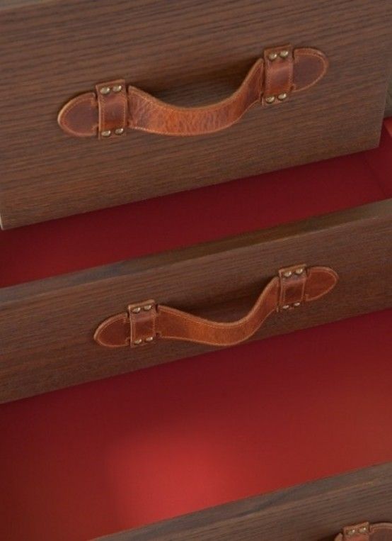 Vintage Styled Drawers Inspired by Old Suitcases