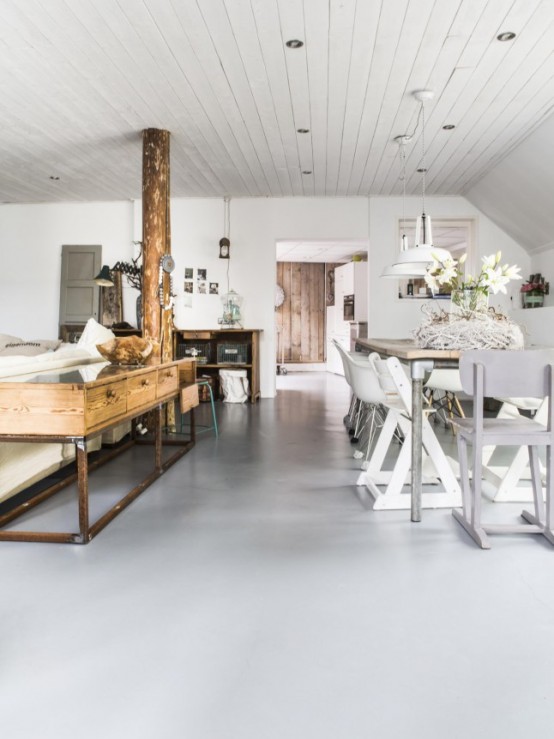 Vintage Yet Modern Farmhouse With Industrial Touches