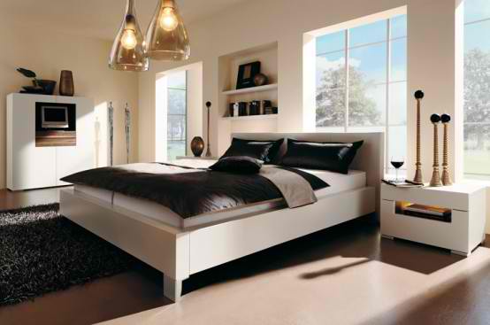Warm Bedroom Decorating Ideas Design by Huelsta | Home Interio
