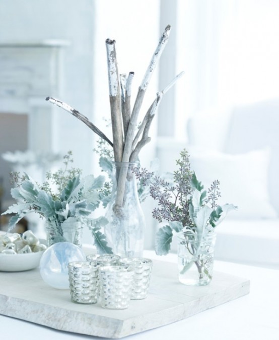 17 White And Silver Christmas Decorations – Creating A Snow .