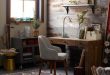 Work In Coziness: 20 Farmhouse Home Office Décor Ideas | Rustic .