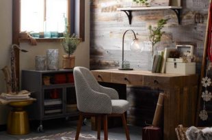 Work In Coziness: 20 Farmhouse Home Office Décor Ideas | Rustic .